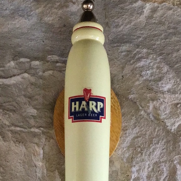 🍻 Vintage Harp Lager Pub Style Beer Tap Handle, 14” - Picture 4 of 6